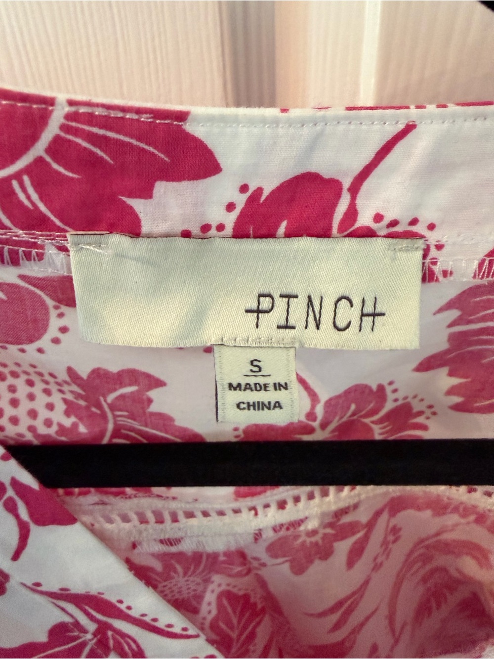 Pinch White Dress with Pink Floral Print - Picture 3 of 4